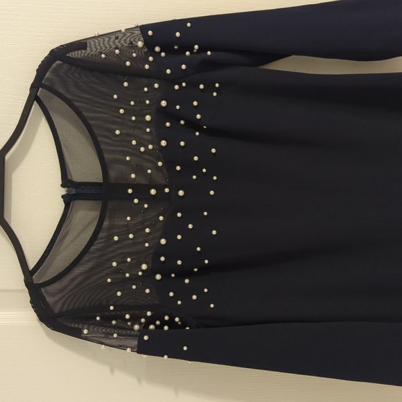 Karl Lagerfeld Pearl Bodice Dress - Picture 3 of 5